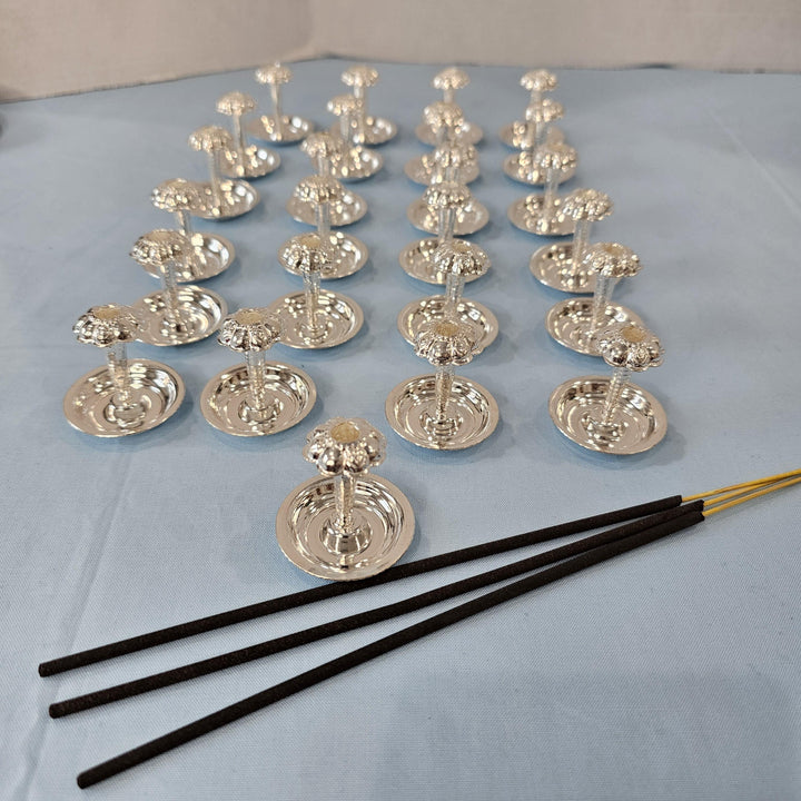Silver Agarbatti stand