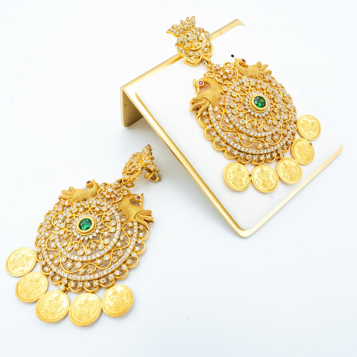 CZ kasu necklace set