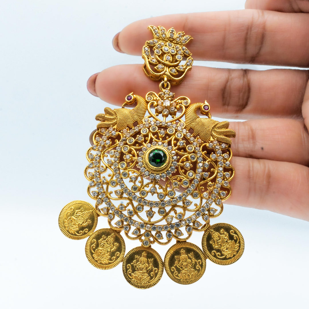 CZ kasu necklace set