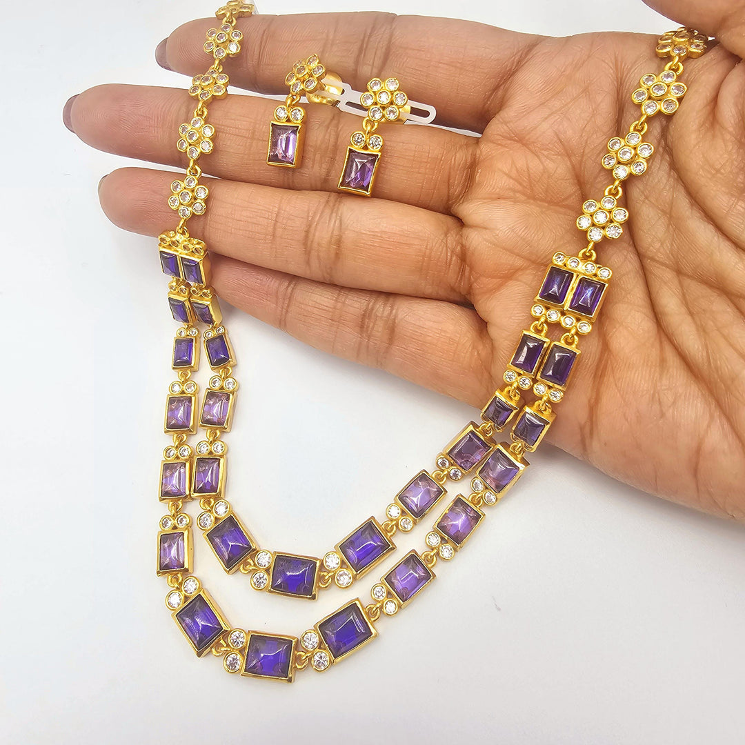 Silver Amethyst necklace