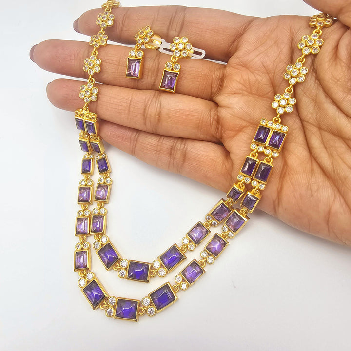 Silver Amethyst necklace