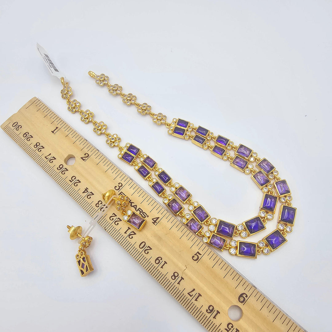 Silver Amethyst necklace