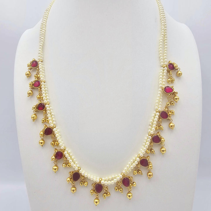 Simple Kundan necklace