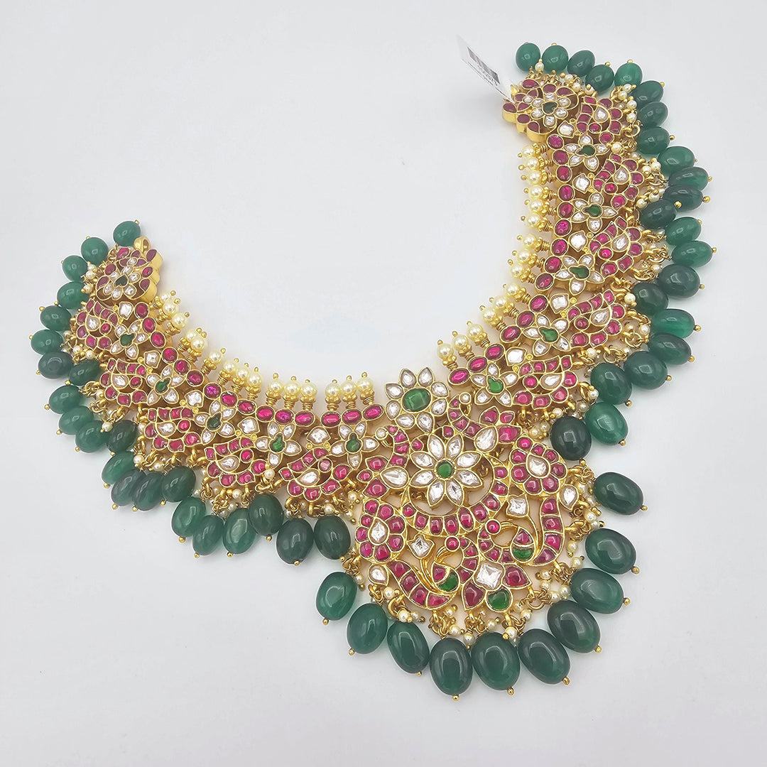 Green Kundan Necklace