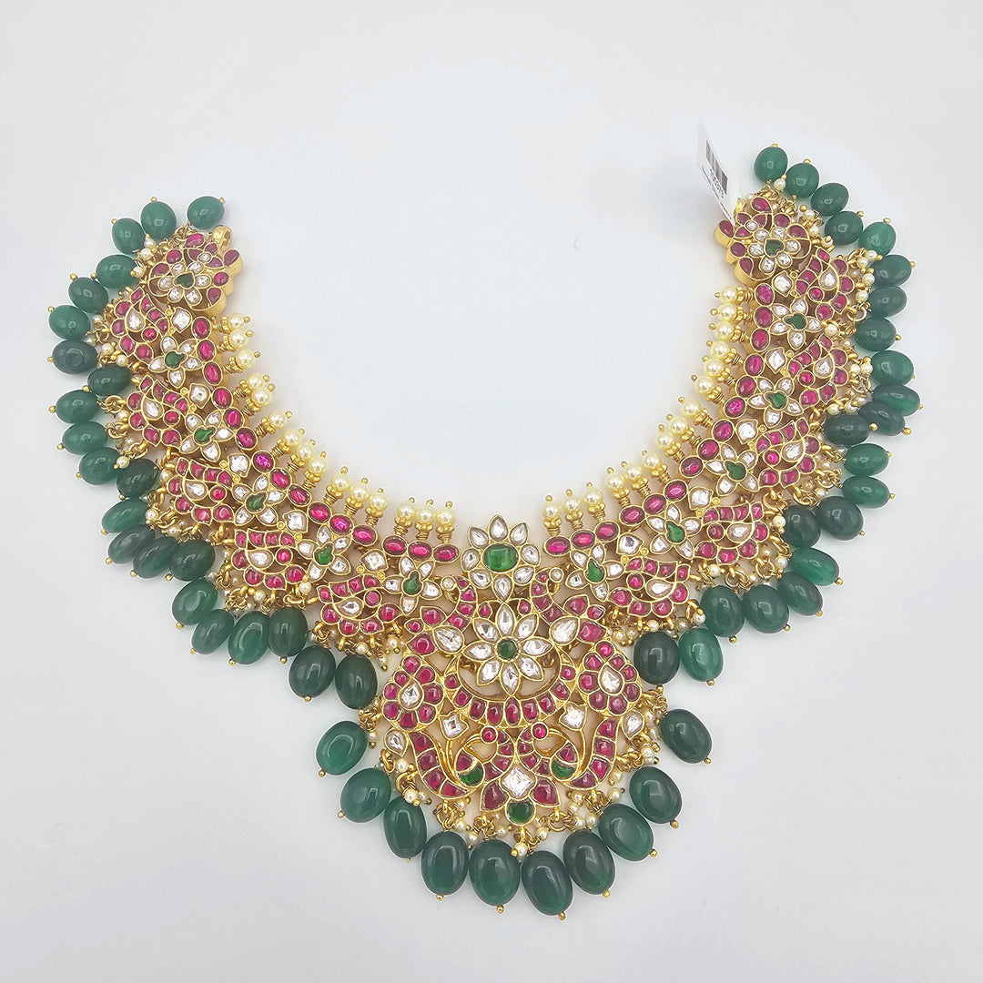 Green Kundan Necklace