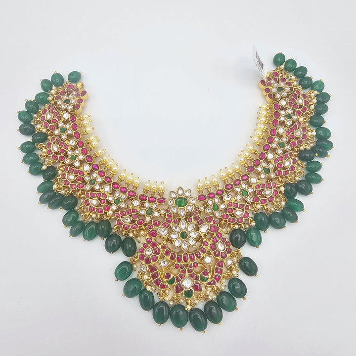 Green Kundan Necklace
