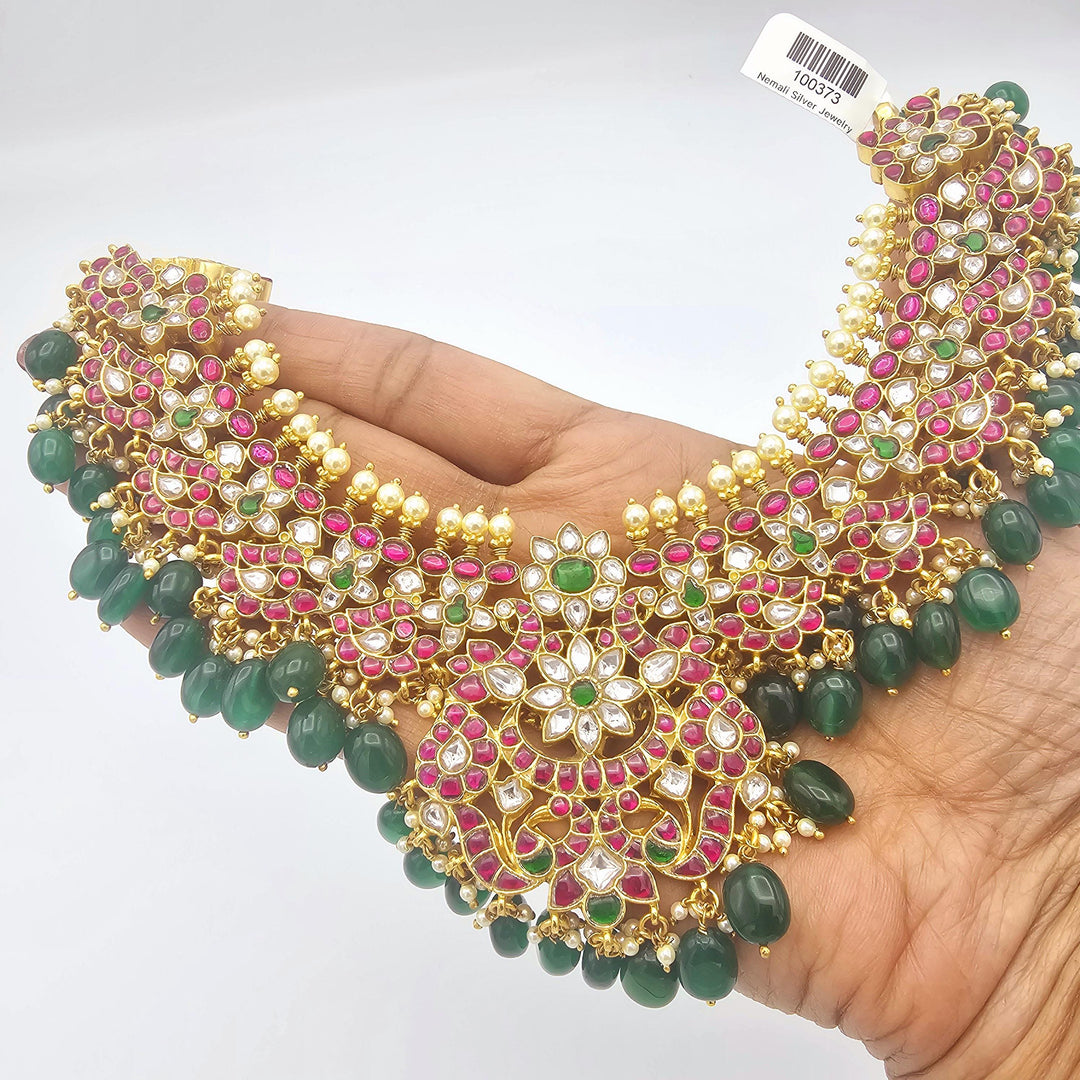 Green Kundan Necklace