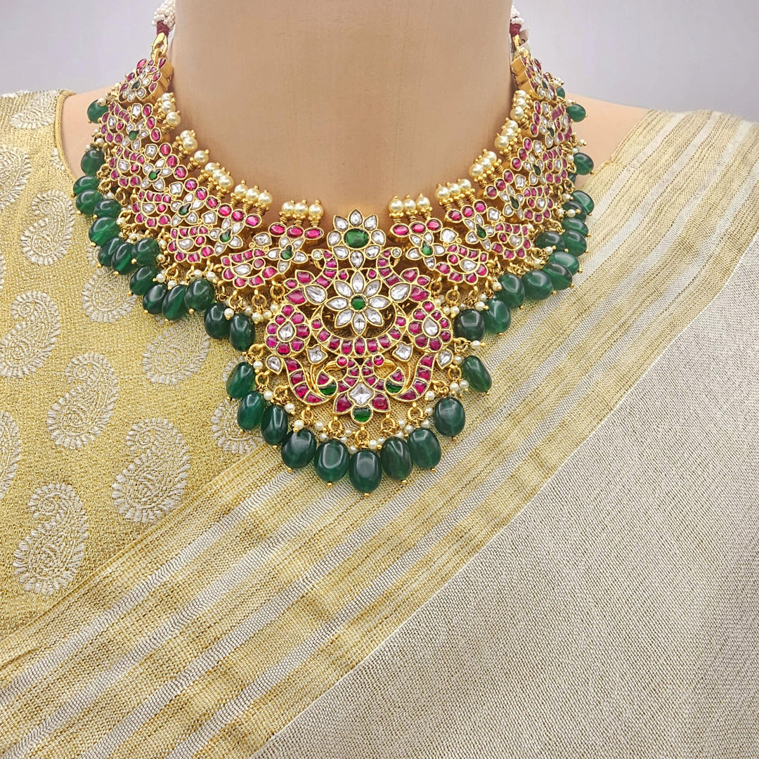 Green Kundan Necklace