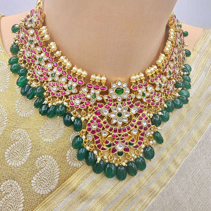 Green Kundan Necklace