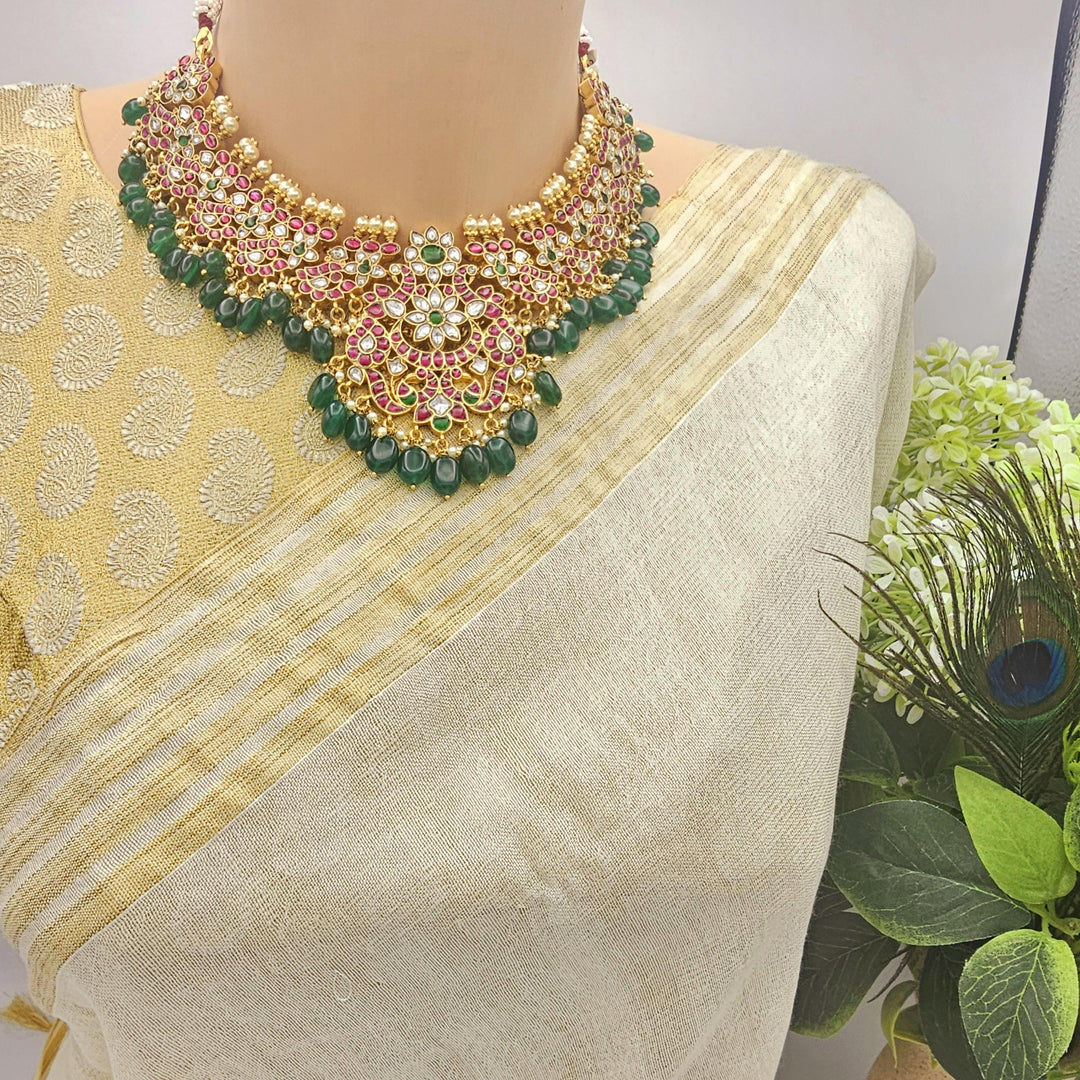 Green Kundan Necklace