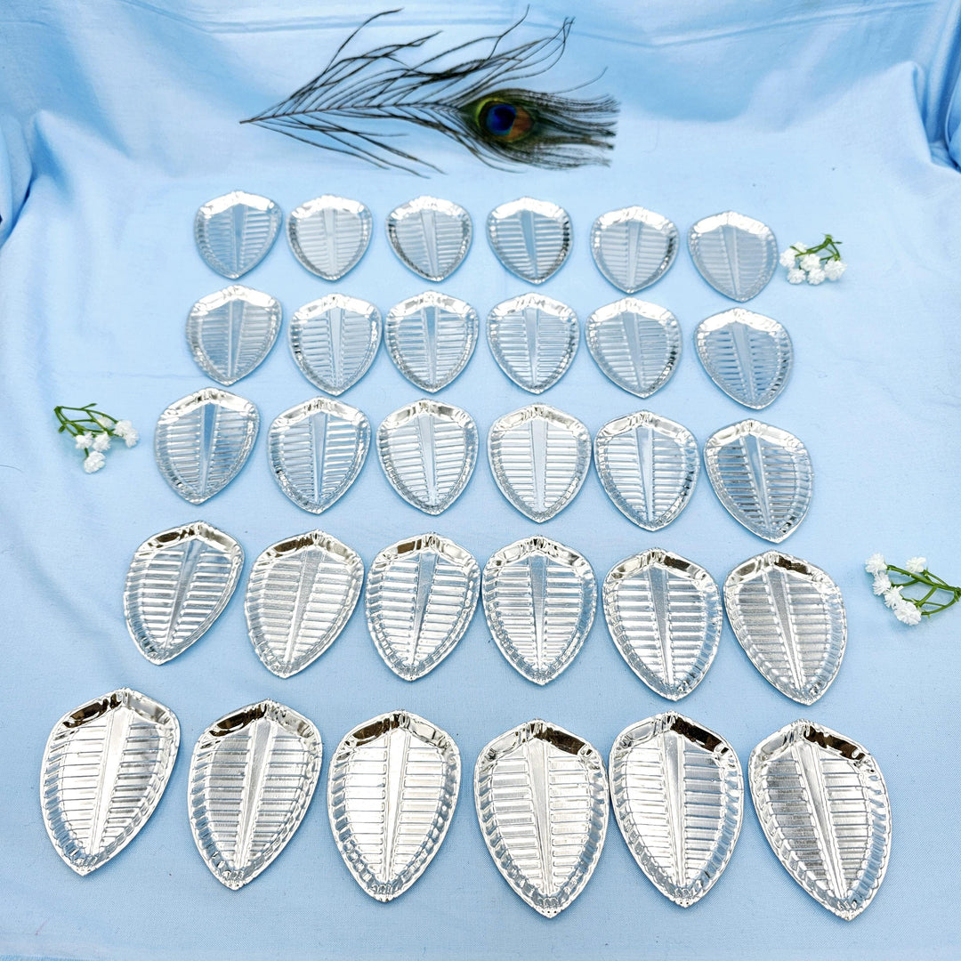 Silver small banana plate