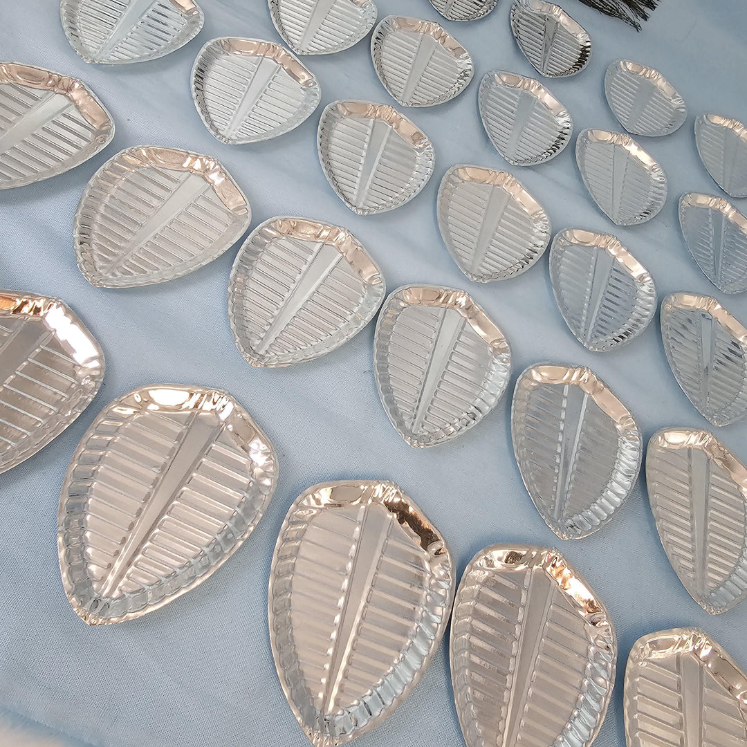 Silver small banana plate