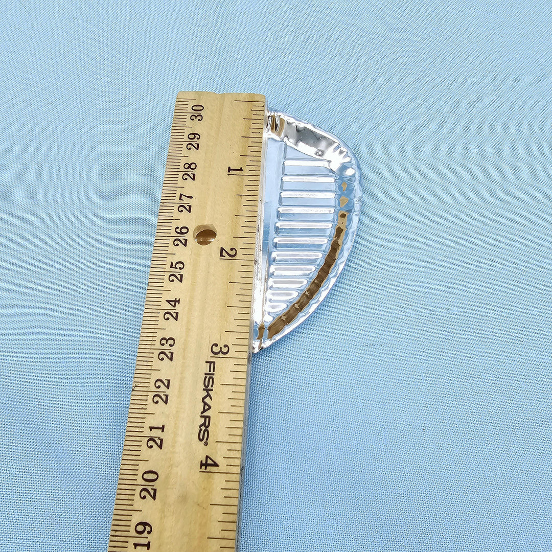 Silver small banana plate
