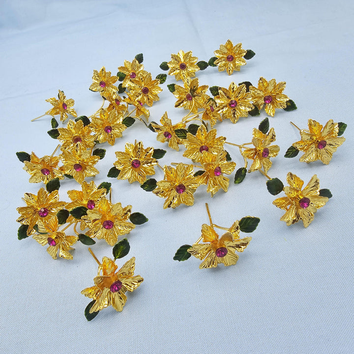 Pure Silver Pooja flowers
