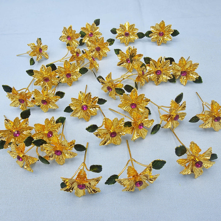 Pure Silver Pooja flowers