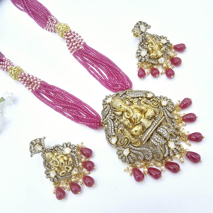 Victorian Moissanite necklace