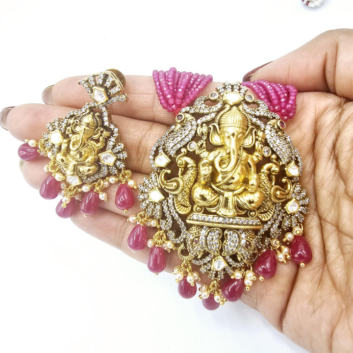 Victorian Moissanite necklace