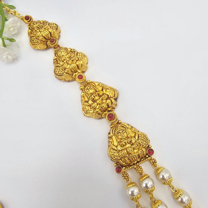 3 layer nakshi necklace