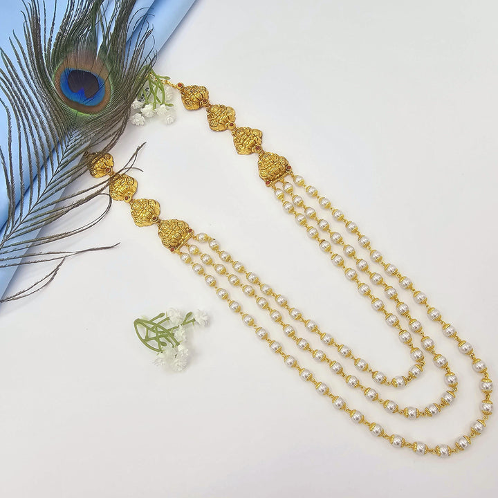 3 layer nakshi necklace