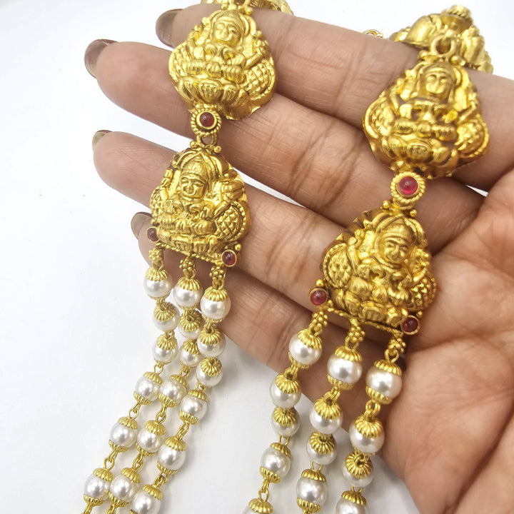 3 layer nakshi necklace