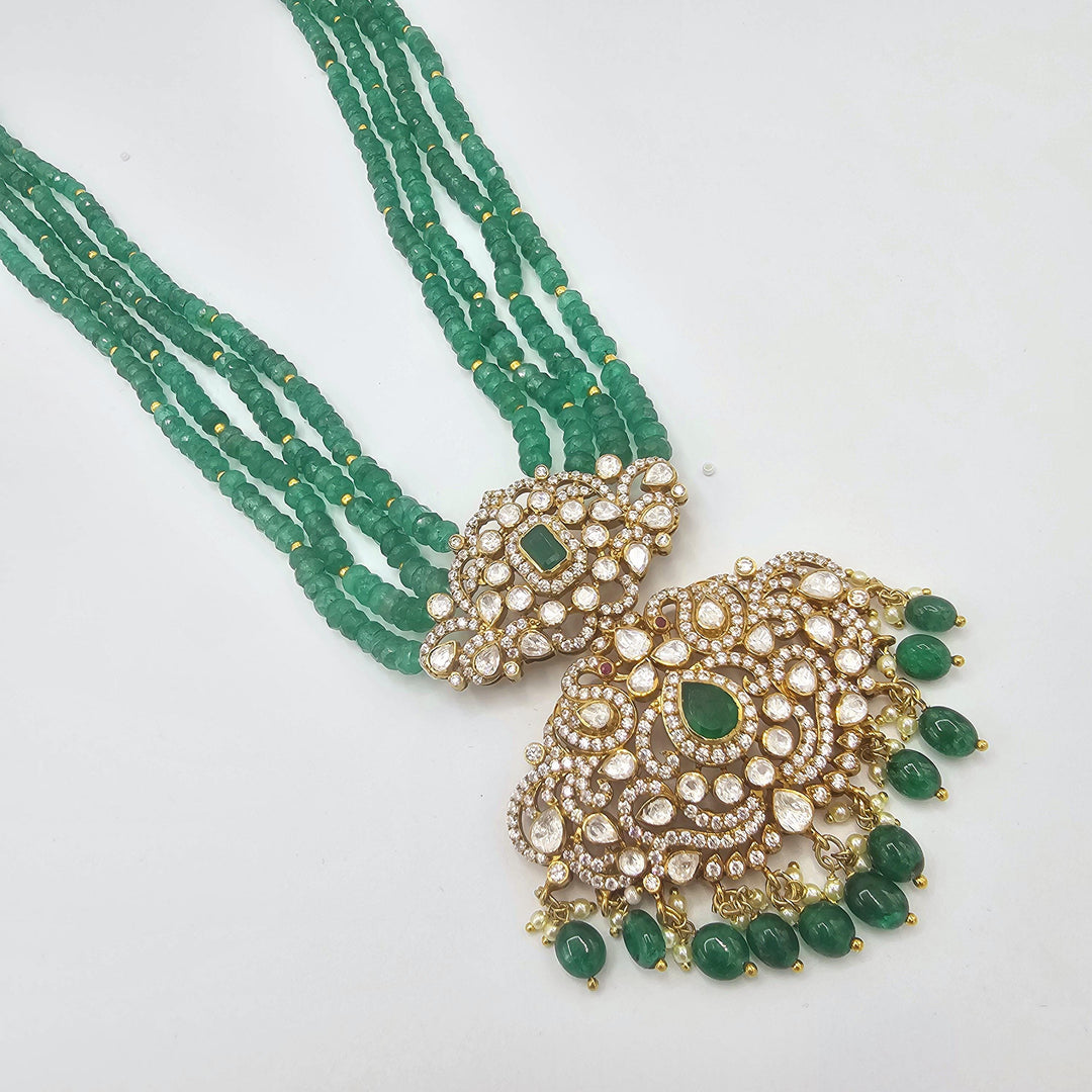 Victorian moissanite necklace