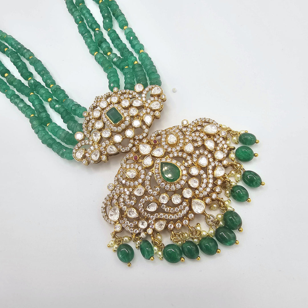 Victorian moissanite necklace