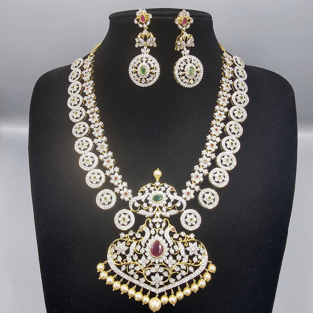 Silver bottu Mala necklace