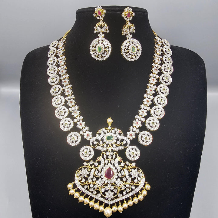 Silver bottu Mala necklace
