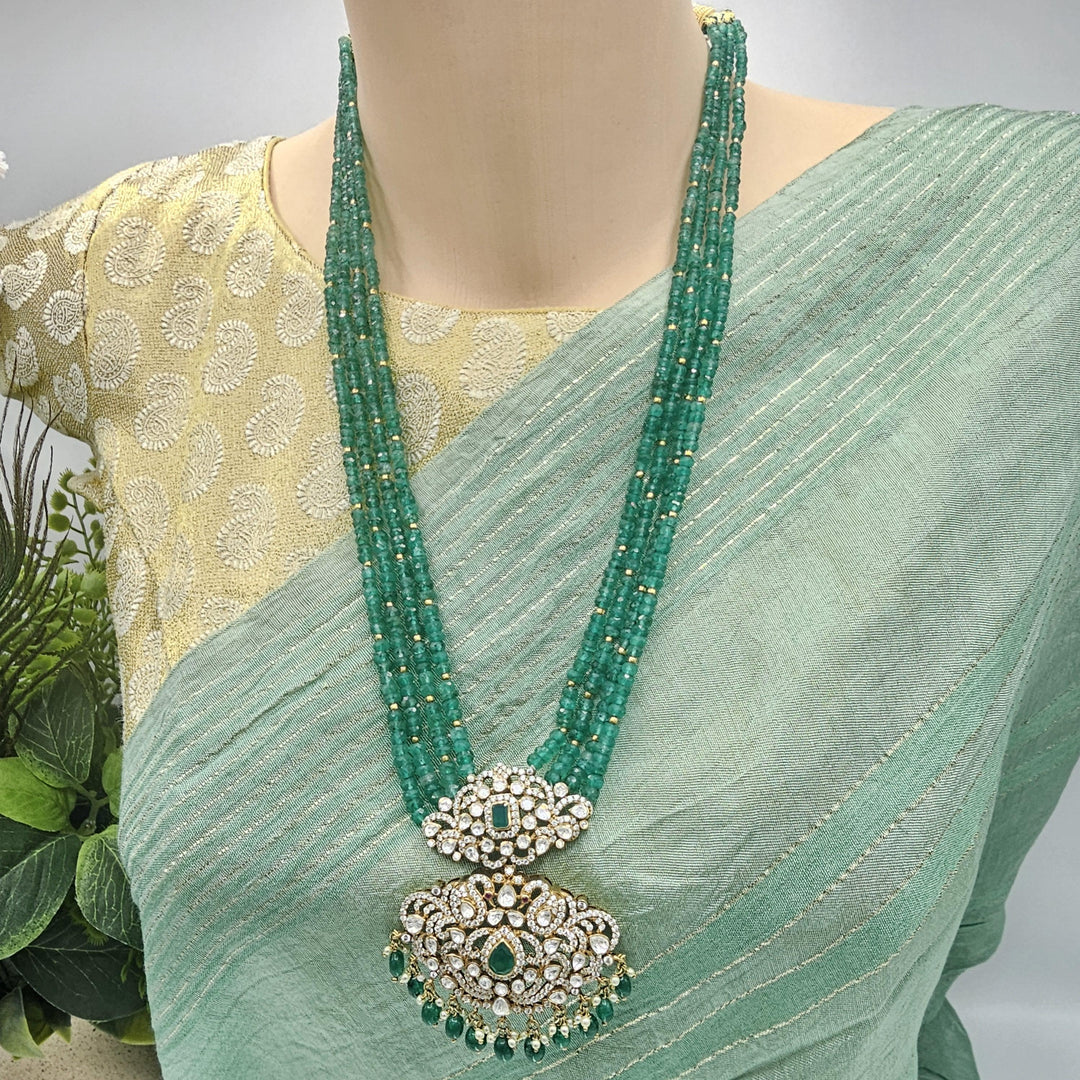 Victorian moissanite necklace