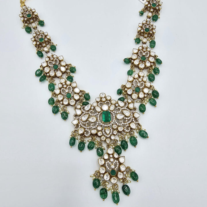 Victorian moissanite necklace
