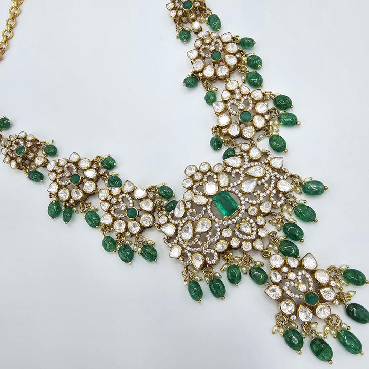 Victorian moissanite necklace