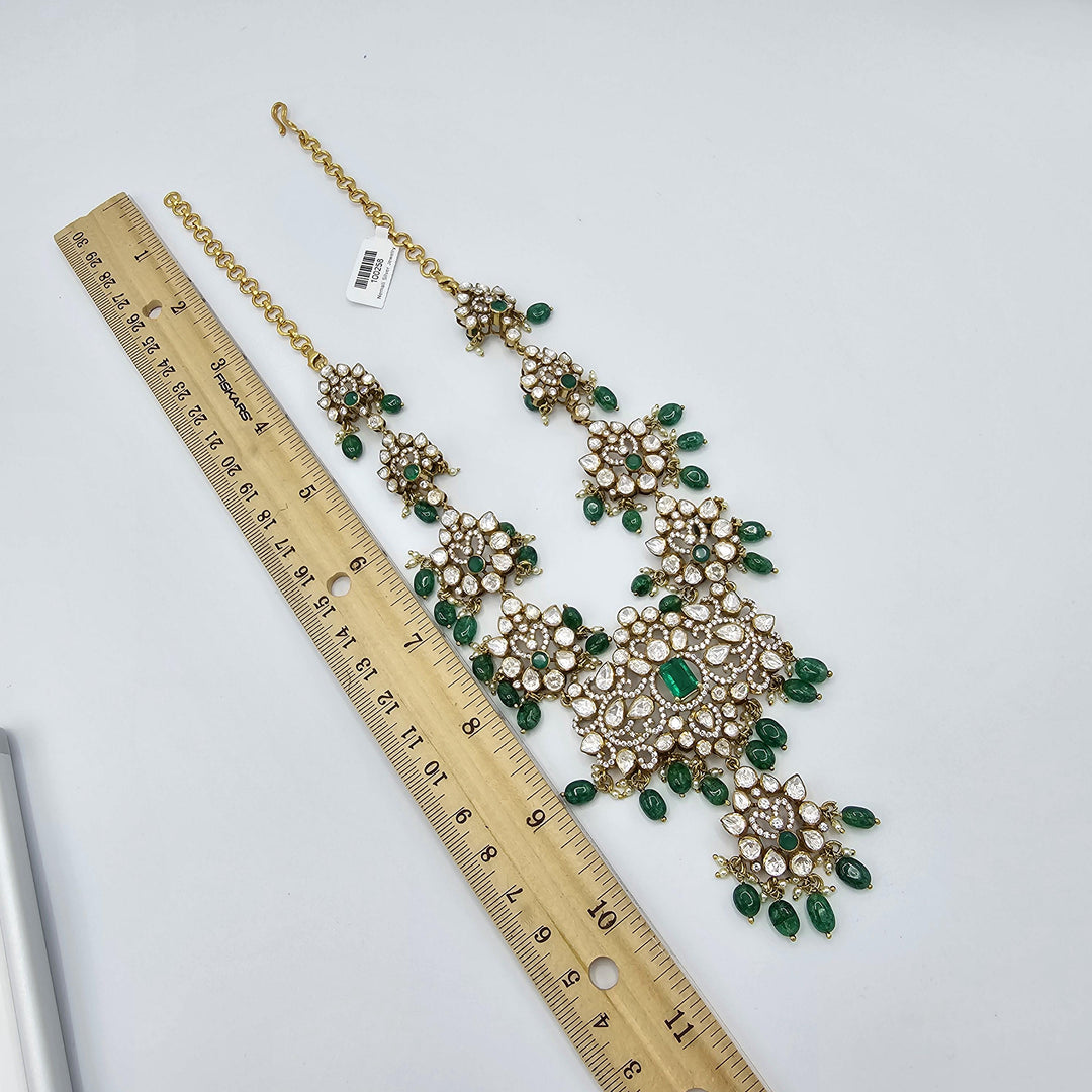 Victorian moissanite necklace
