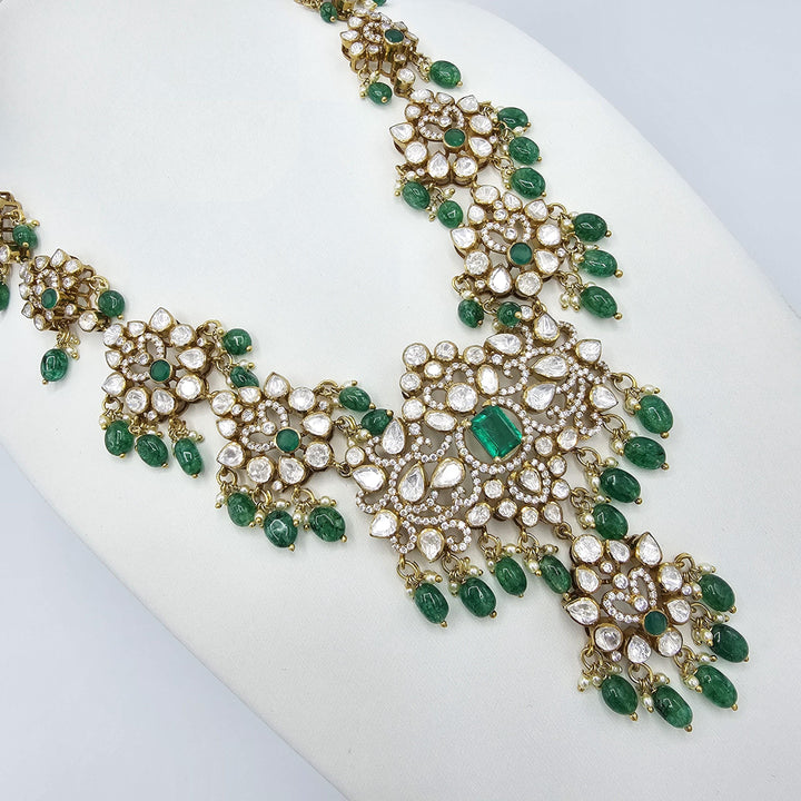 Victorian moissanite necklace