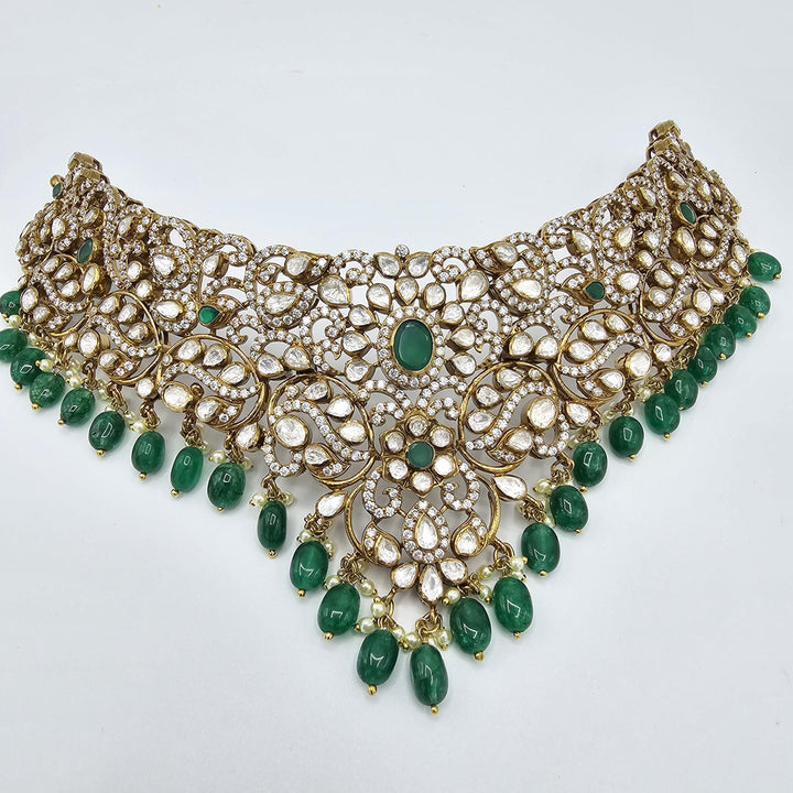 Victorian moissanite Choker