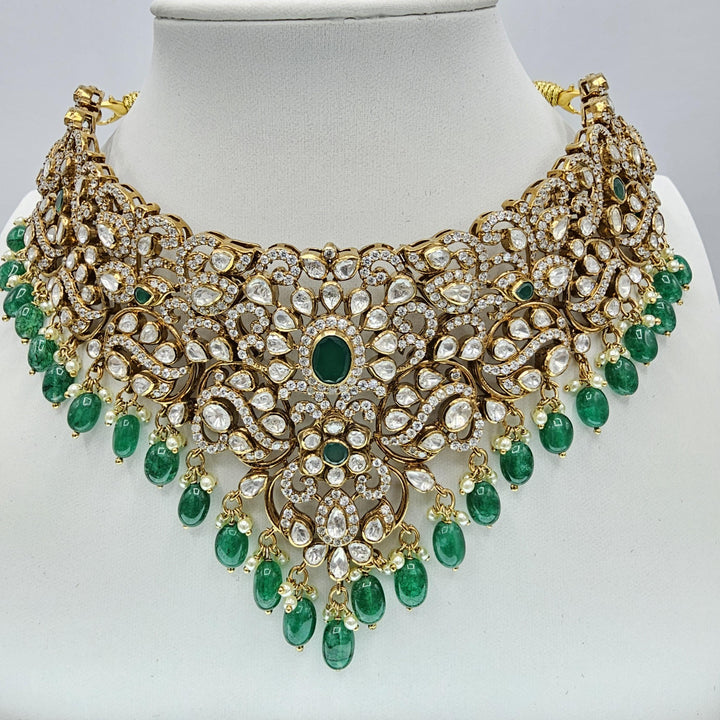 Victorian moissanite Choker