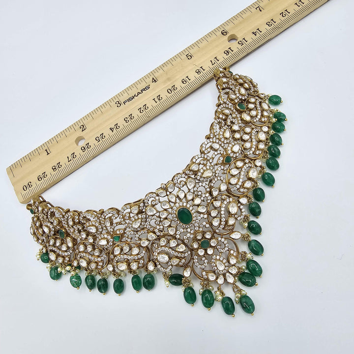 Victorian moissanite Choker