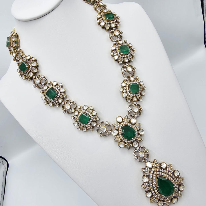 Victorian moissanite necklace
