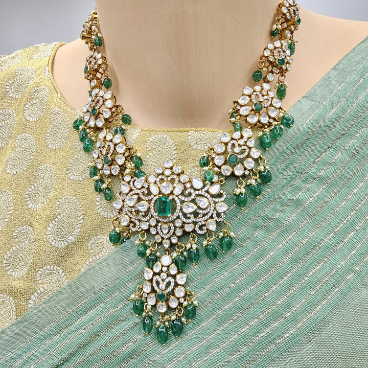 Victorian moissanite necklace