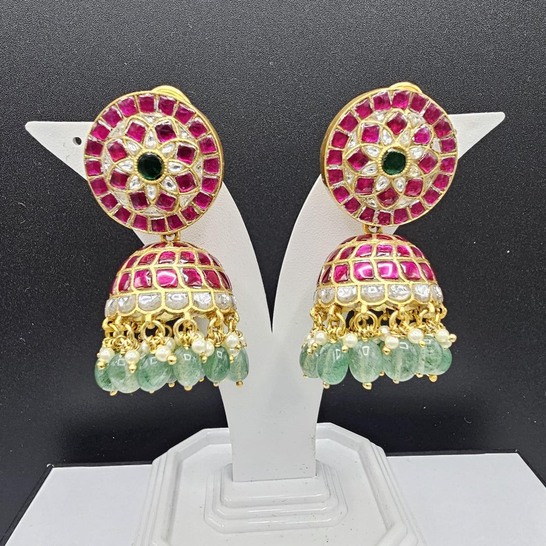 Kundan Jhumka earrings