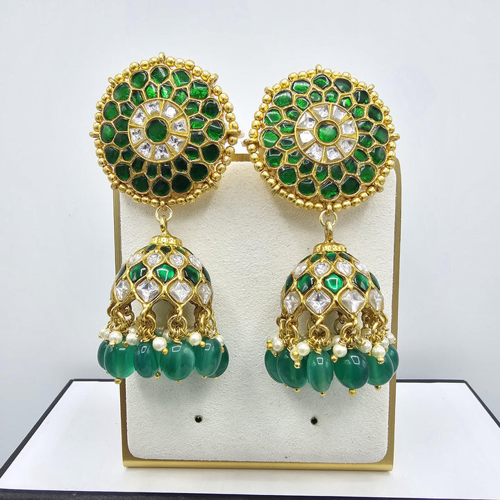 Partywear Silver jumka