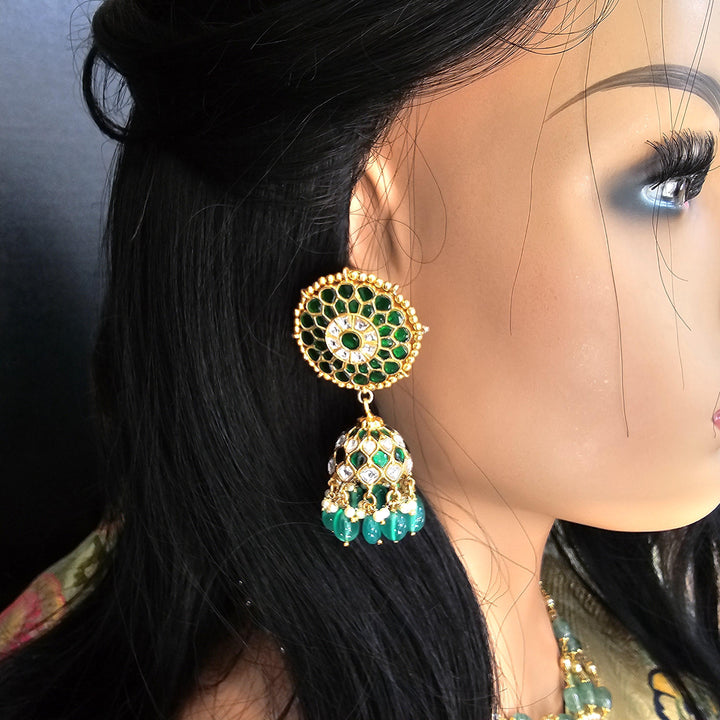 Partywear Silver jumka