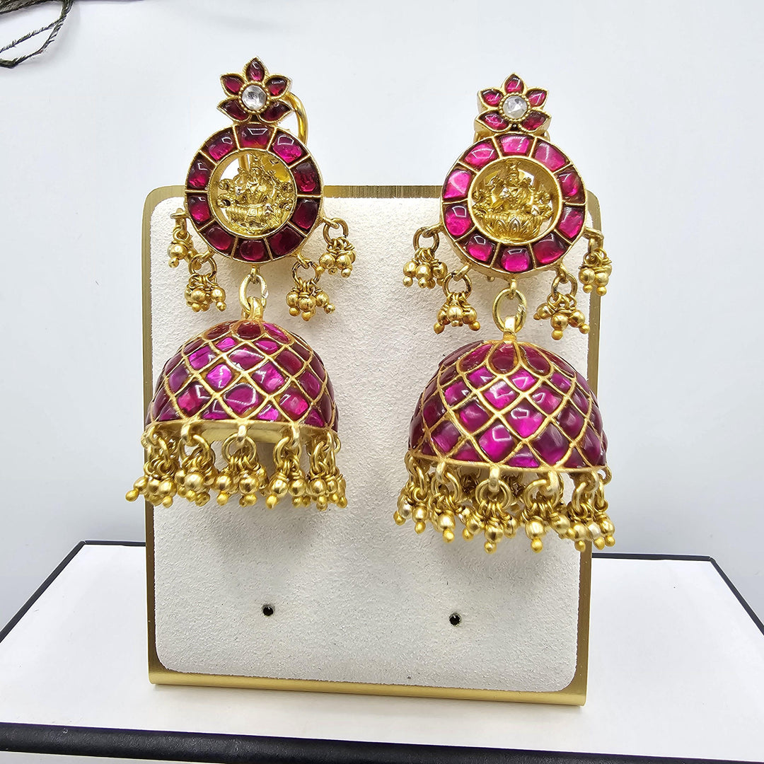 Silver Jadau Kundan
