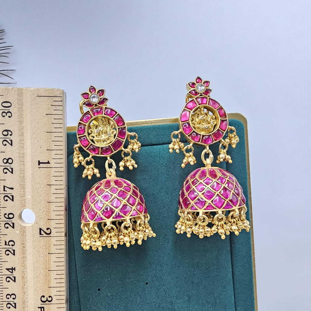 Silver Jadau Kundan