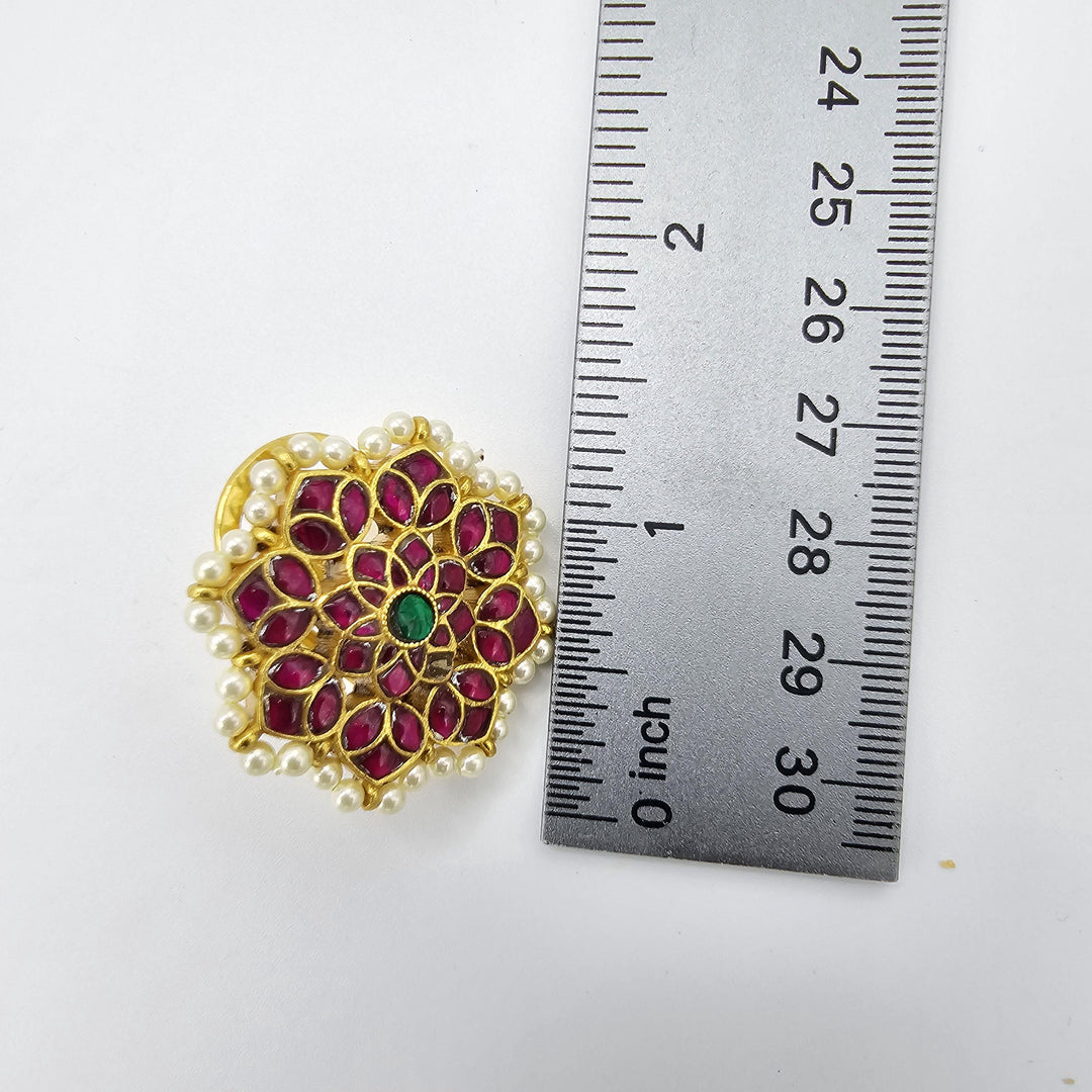 92.5 Silver Kundan Studs