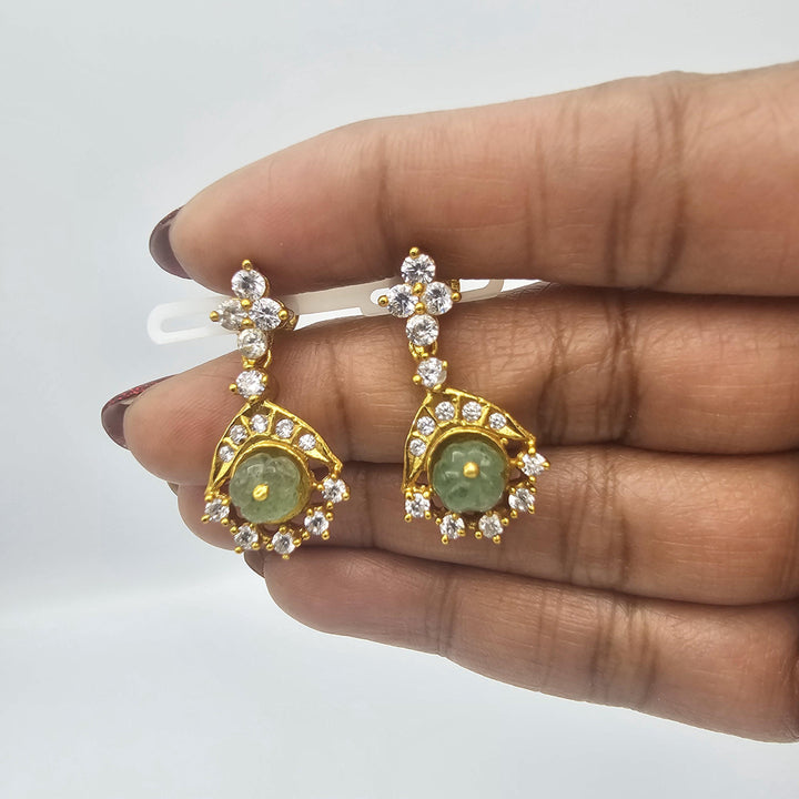 Silver Designer CZ set