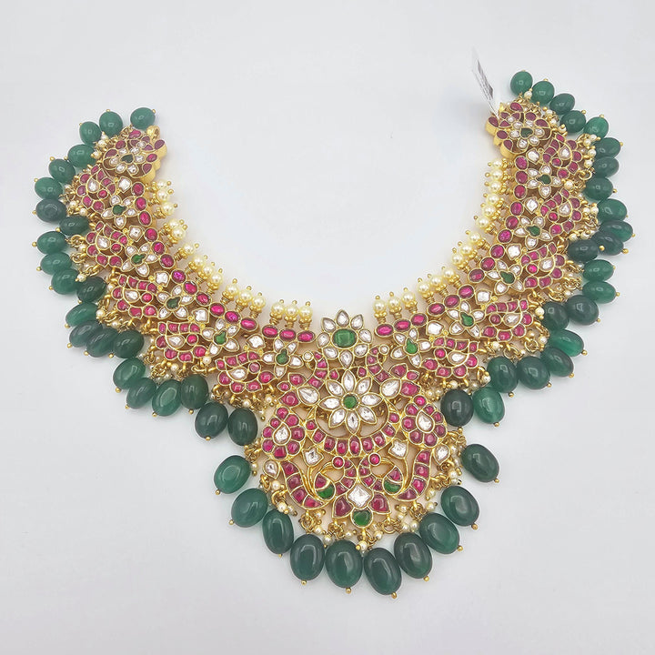 Green Kundan Necklace