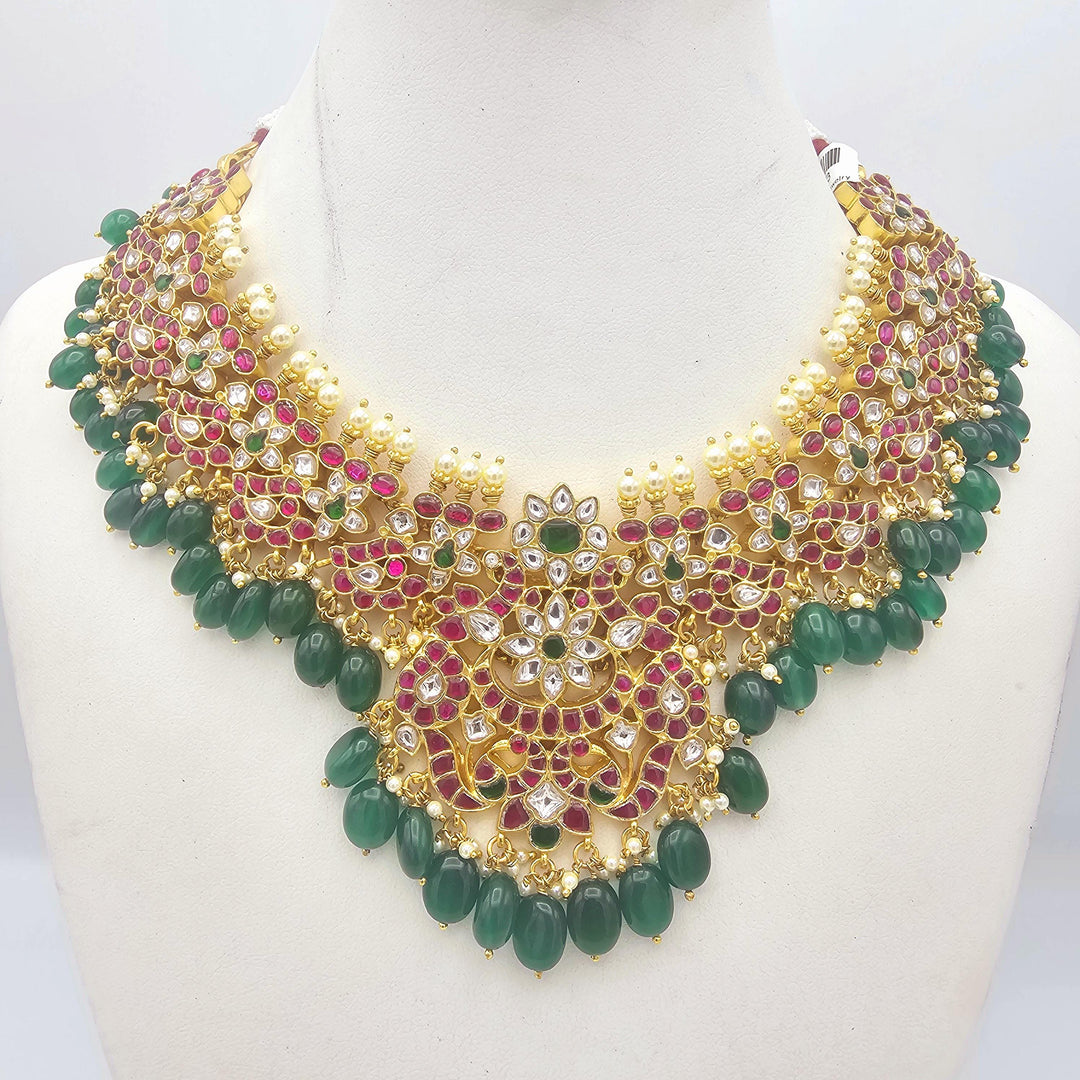 Green Kundan Necklace
