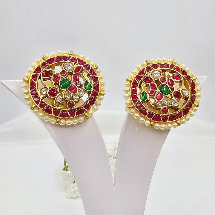 Jadau Kundan studs