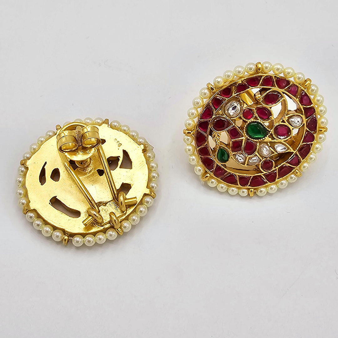 Jadau Kundan studs