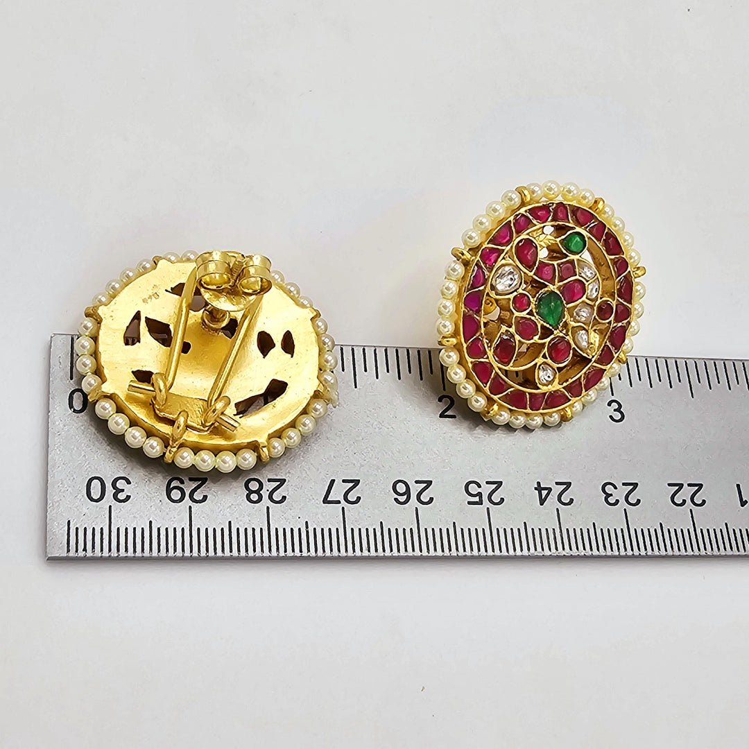 Jadau Kundan studs